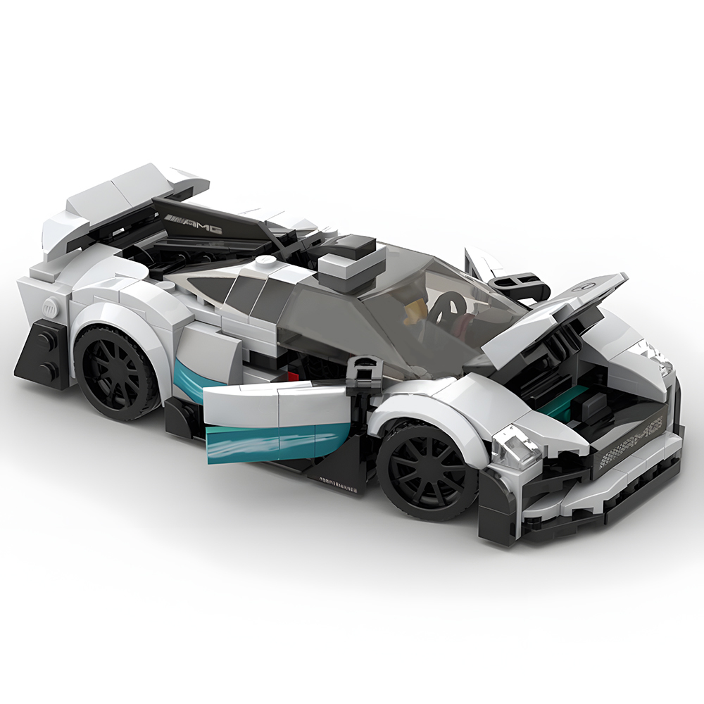 Vehicle Racing Car Building Block Set Model Car Construction Toys for Kids