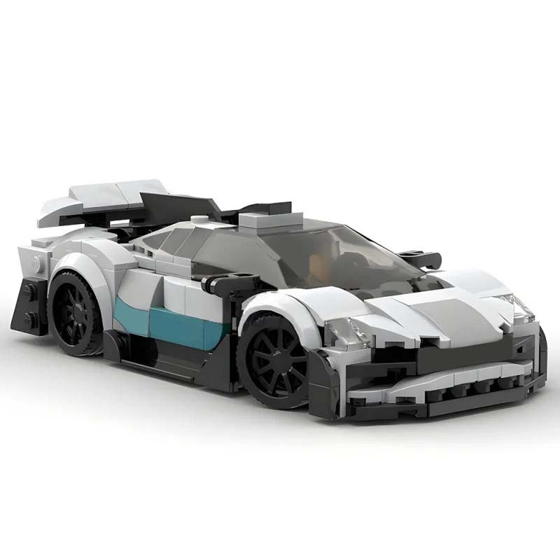 Model Racing Car Building Blocks Creative Construction Kit