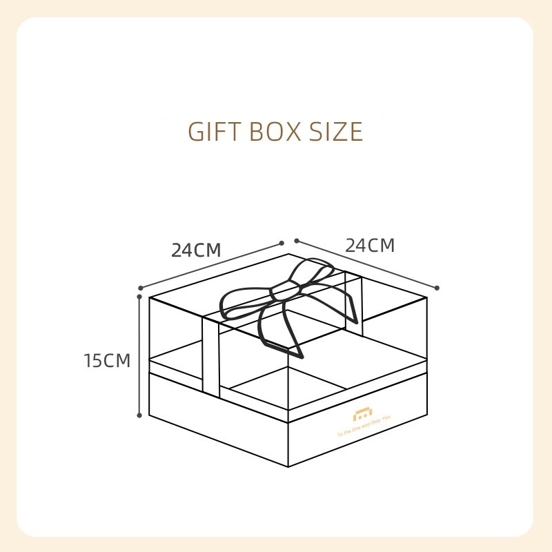 (No Brick Figures) Exclusive transparent acrylic gift box