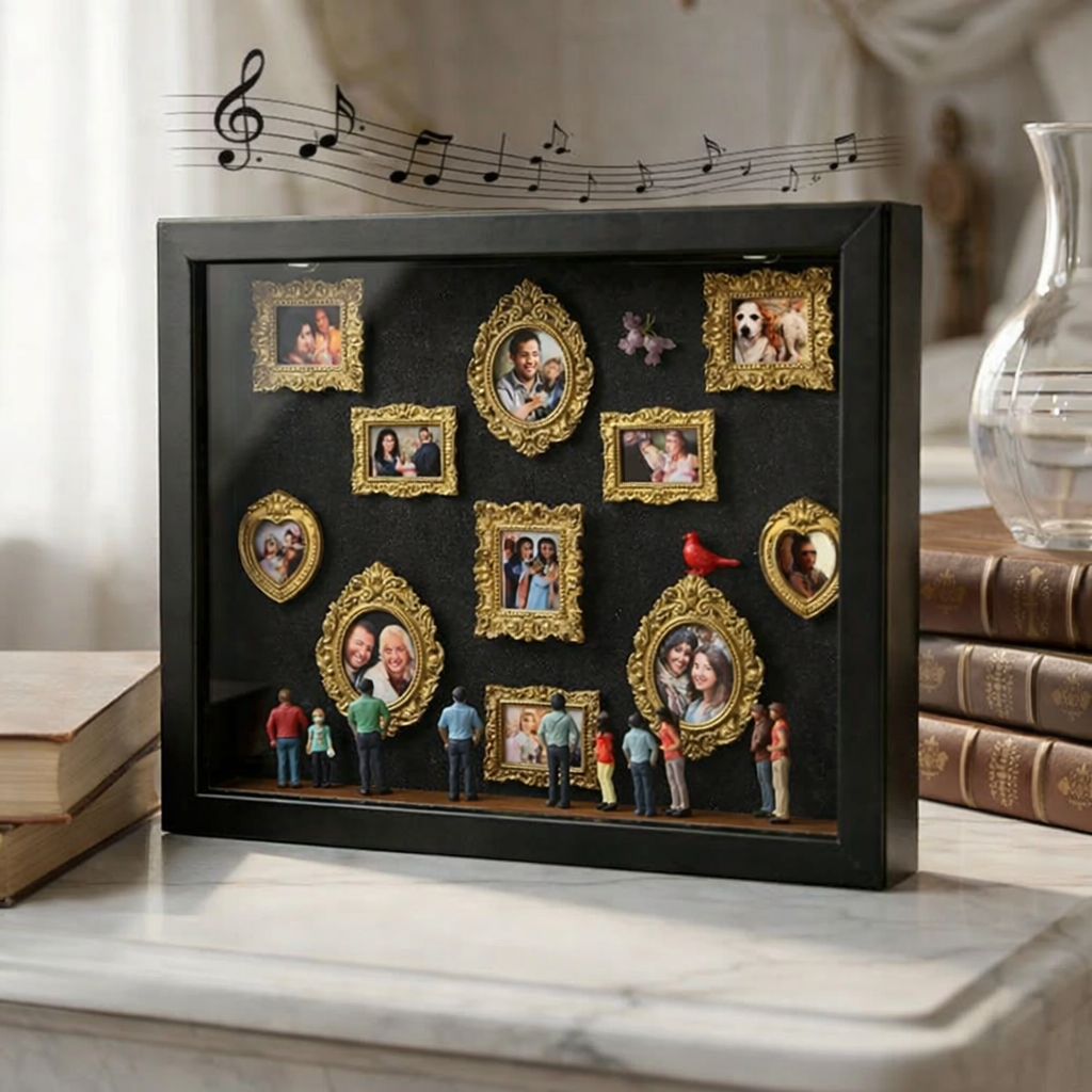 Museum of Us Frame Personalized Couples Gift for Her Cute Miniature Museum Gifts Meaningful Gift Valentine's Day Anniversary Gift - 
