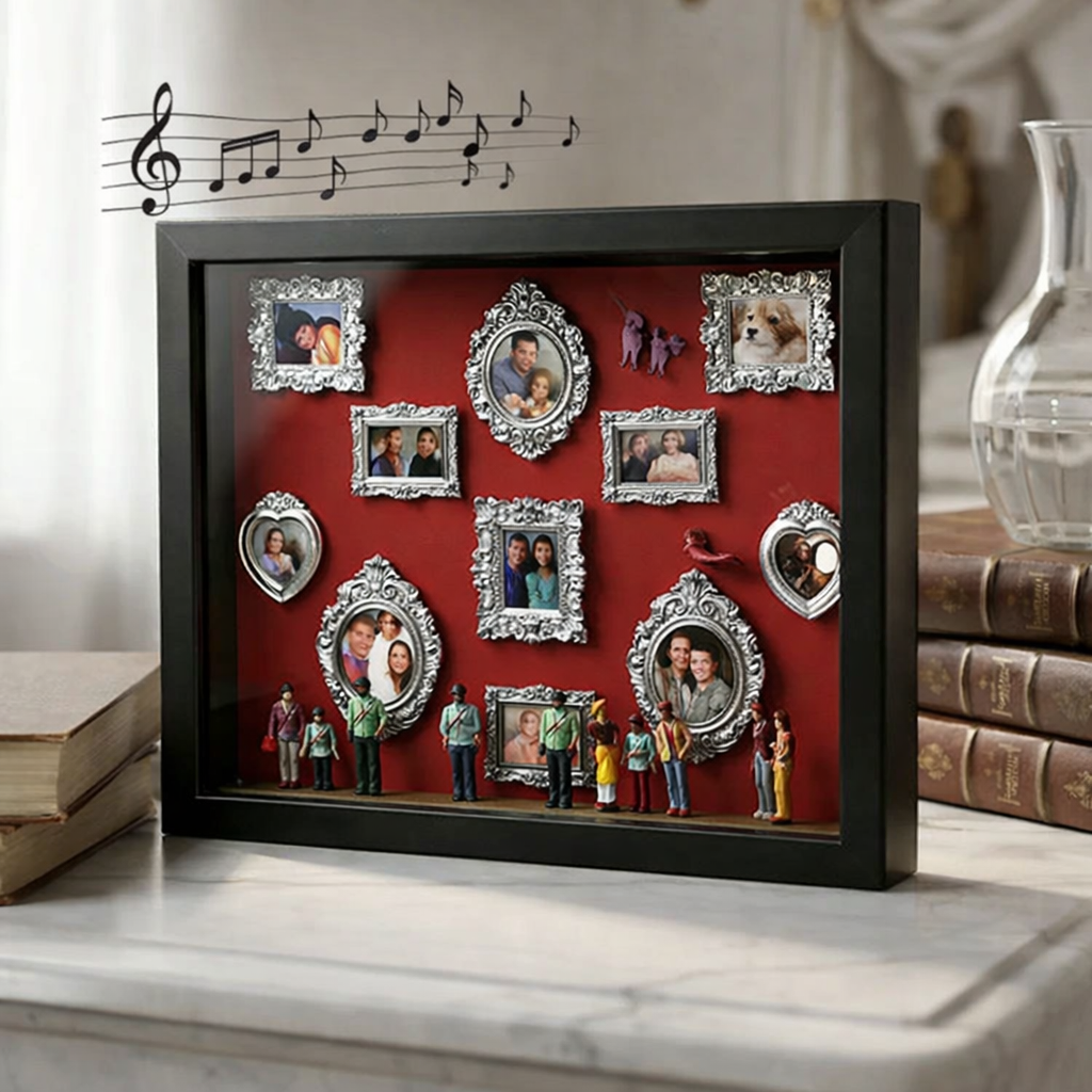 Museum of Us Frame Personalized Couples Gift for Her Cute Miniature Museum Gifts Meaningful Gift Valentine's Day Anniversary Gift - 
