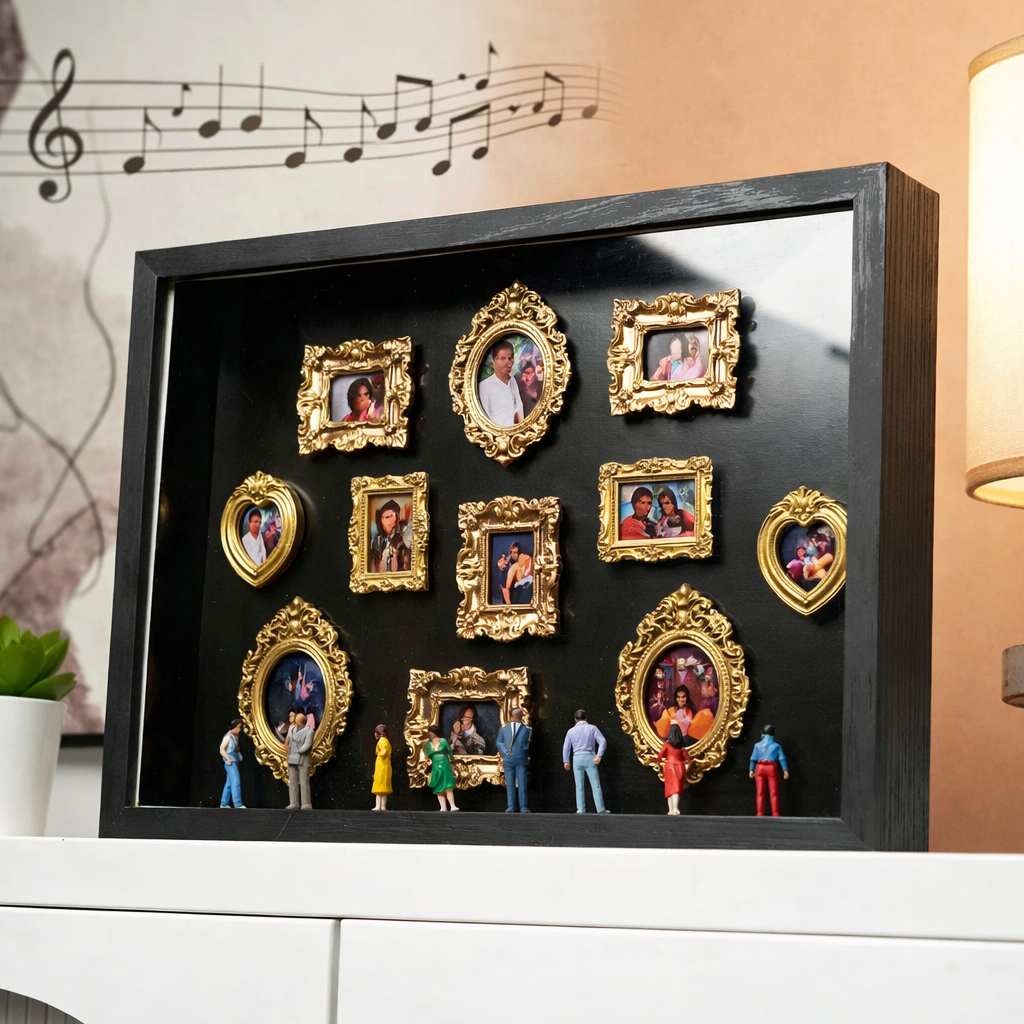 Museum of Us Frame Personalized Couples Gift for Her Cute Miniature Museum Gifts Meaningful Gift Valentine's Day Anniversary Gift - 