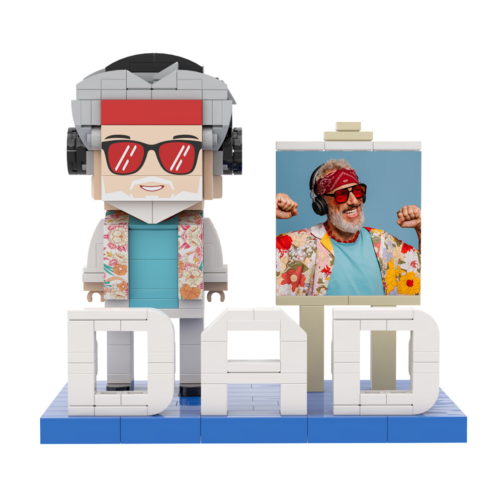 Gift for Dad Custom Brick Figures Perfect Gift Happy Father's Day