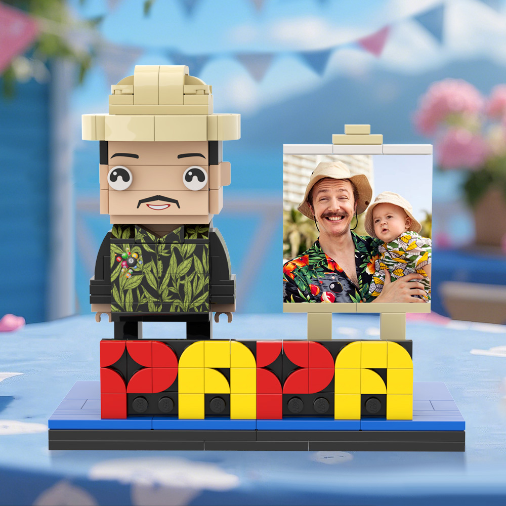 Gift for Dad Custom Brick Figures Perfect Gift Happy Father's Day