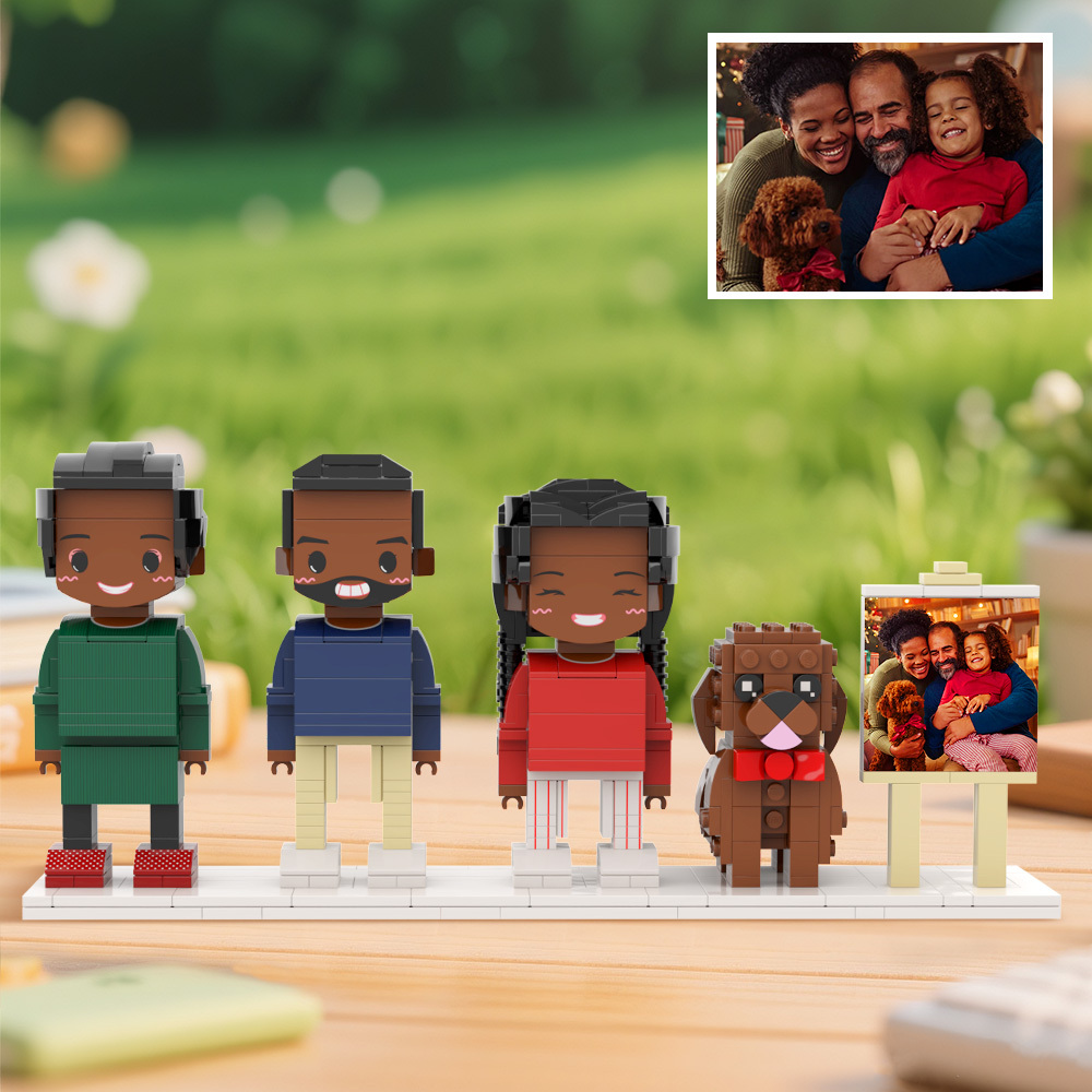 Personalized 1 People Fully Body People With Dog and Cat Pets Family Gifts