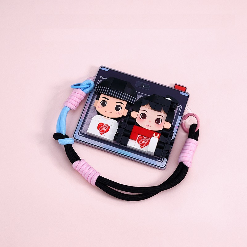 Custom Brick Figure Fridge Magnets Polaroid Style Gift Fridge Magnet Gift For Girlfriend Boyfriend