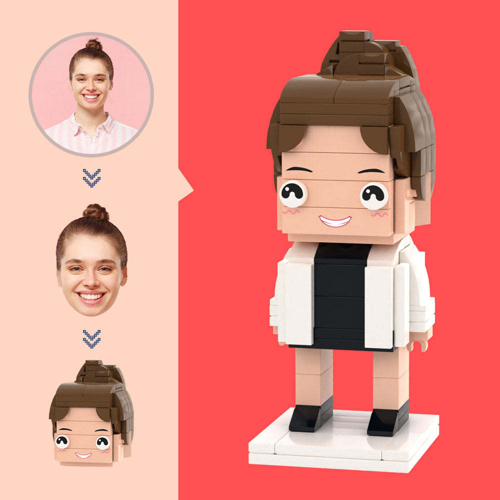 Customized Head Doctors Figures Small Particle Block Toy Customizable Brick Art Gifts