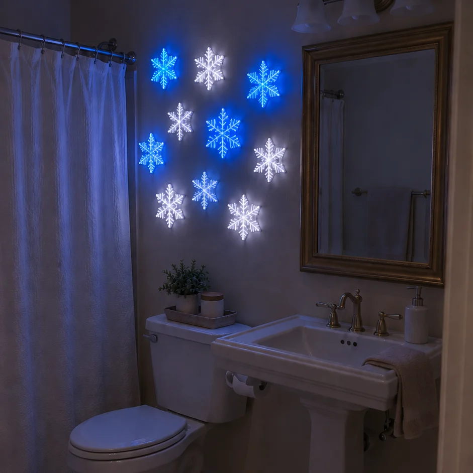 Snowflake LED Wall Set Night Light