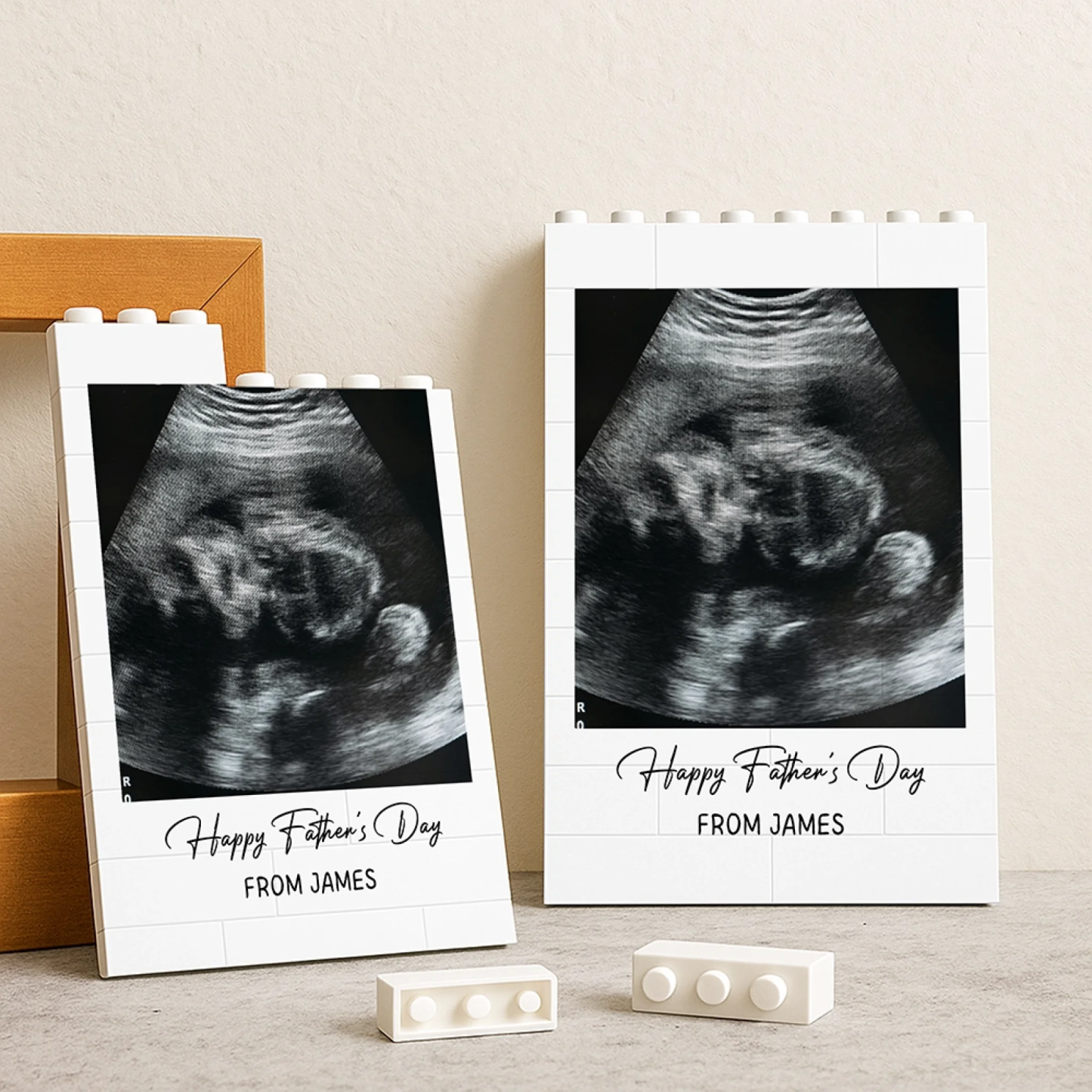 Custom Photo Happy Father's Day Building Brick Blocks Gift For Family