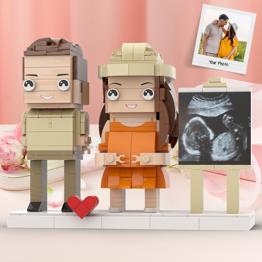 Full Body Custom Brick Figures Small Particle Block Toy Pregnant Gifts