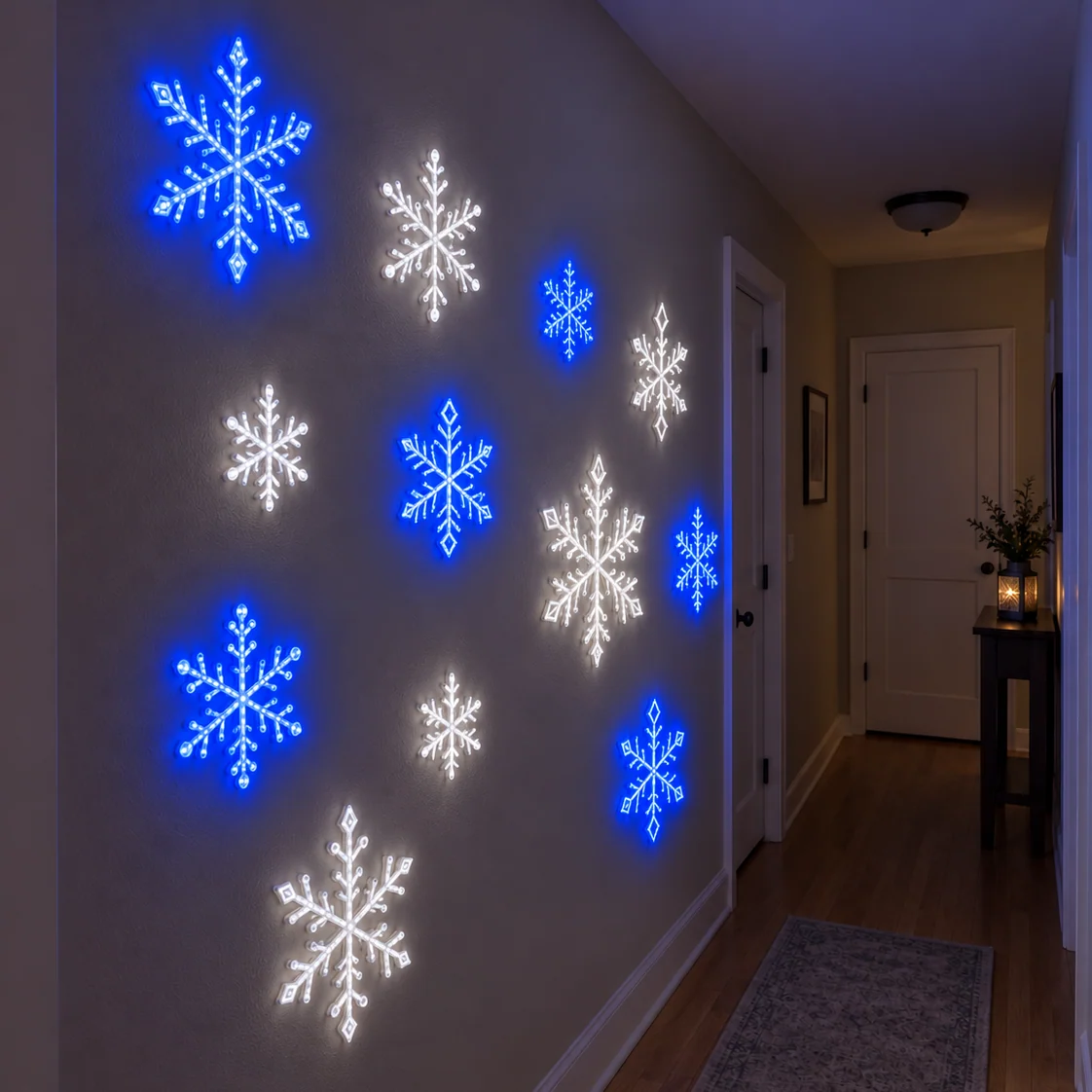 Snowflake LED Wall Set Night Light