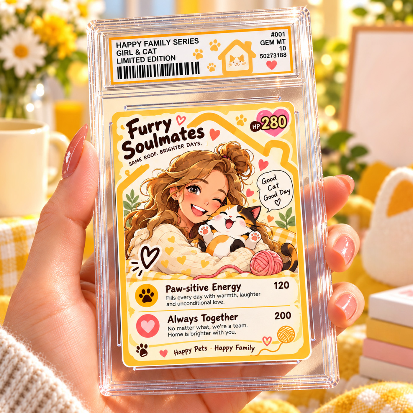 Custom Photo & Text Game Card – Poke Card Gift for Pet Lover