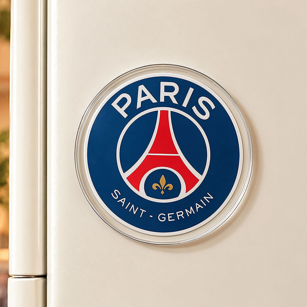 Football Club Badge Acrylic Fridge Magnet | Soccer Team Crest Refrigerator Magnet - 