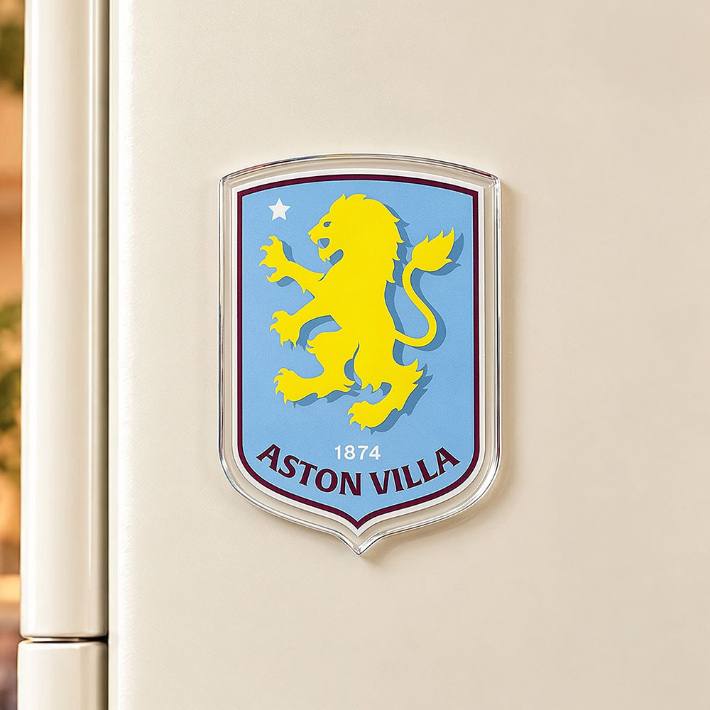 Football Club Badge Acrylic Fridge Magnet | Soccer Team Crest Refrigerator Magnet - 