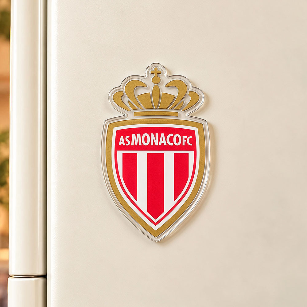 Football Club Badge Acrylic Fridge Magnet | Soccer Team Crest Refrigerator Magnet - 