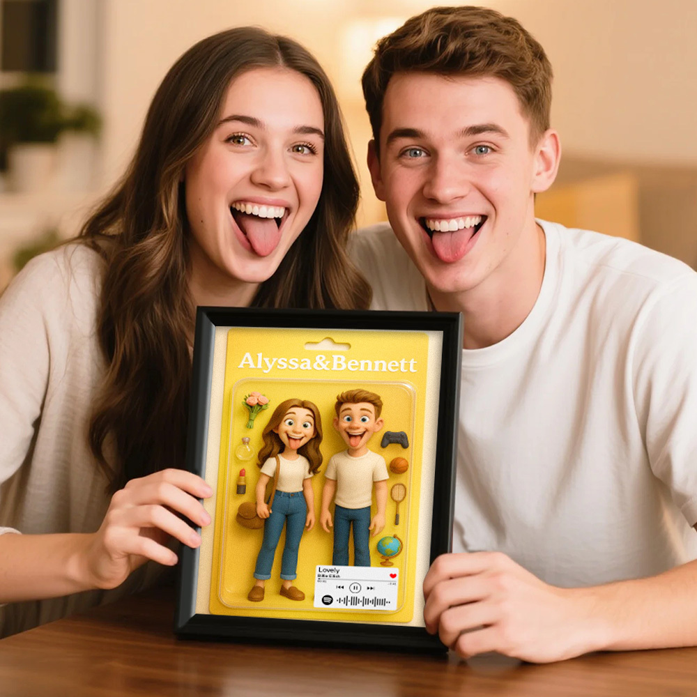 Custom Starter Pack Portrait, Personalized Portrait 3D Blister Toy Art, Custom Action Figure - GiftlabUS