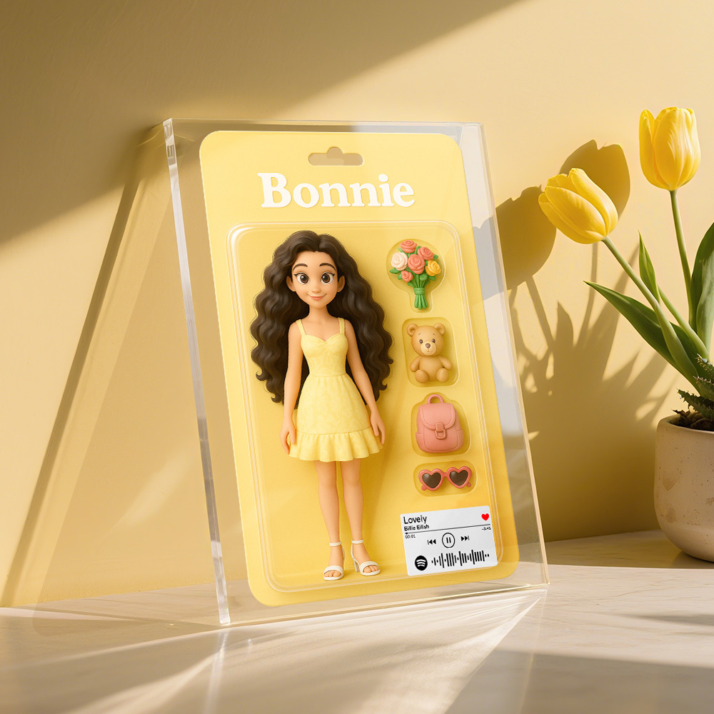 Custom Starter Pack Portrait, Personalized Portrait 3D Blister Toy Art, Custom Action Figure - GiftlabUS