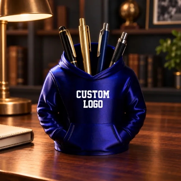 Custom Logo Hoodie Pen Holder 3D Printed Desk Organizer
