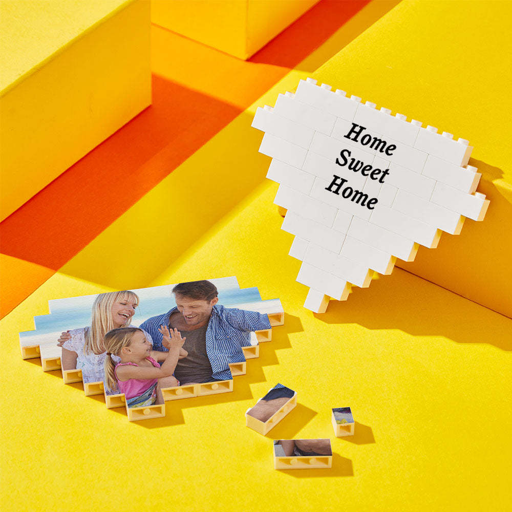 Custom Building Bricks Personalised Photo Block Diamond Shape - 