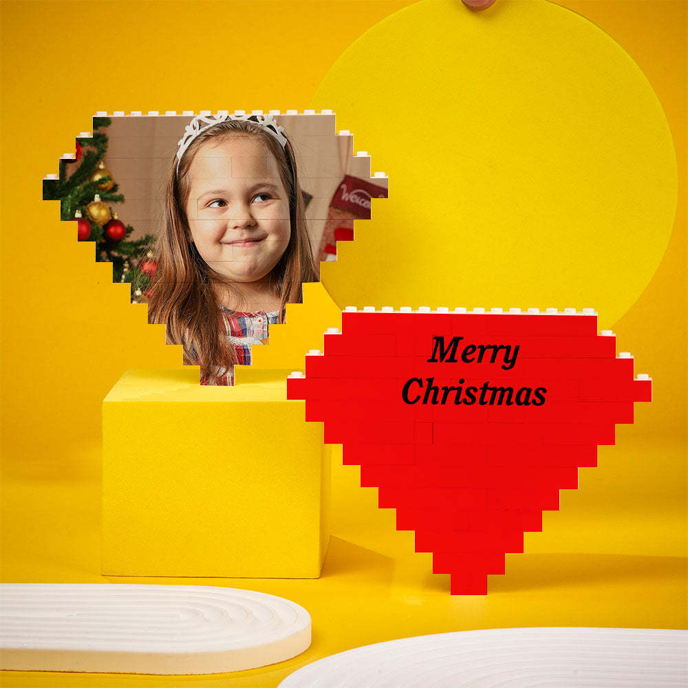 Custom Building Bricks Personalised Photo Block Diamond Shape - 