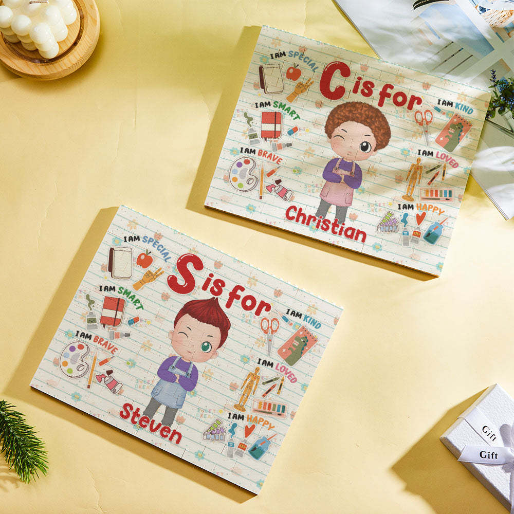 Personalized Horizontal Building Brick My Dream Job Block Birthday Gift For Kids - 