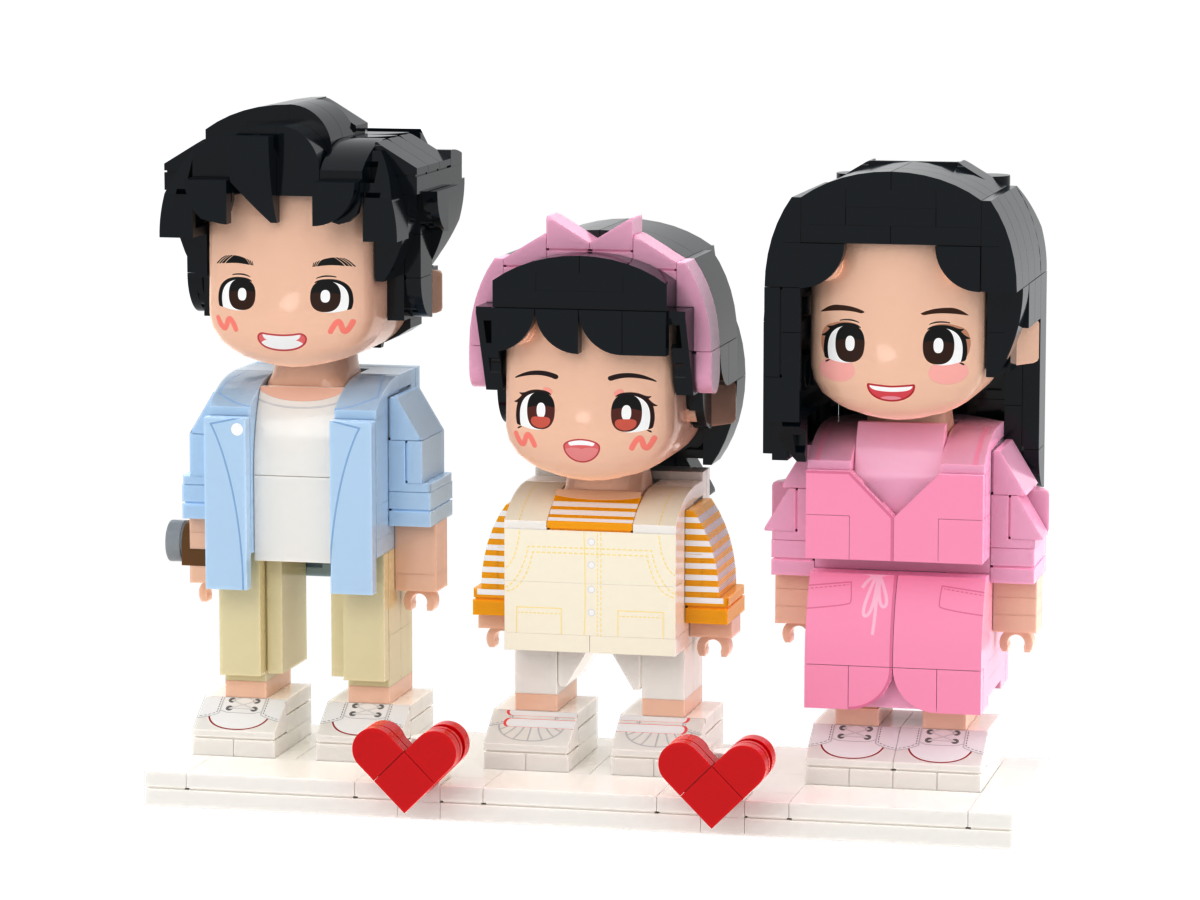 Customizable Fully Body Custom Brick Figures Small Particle Block Toy Brick Me Gifts