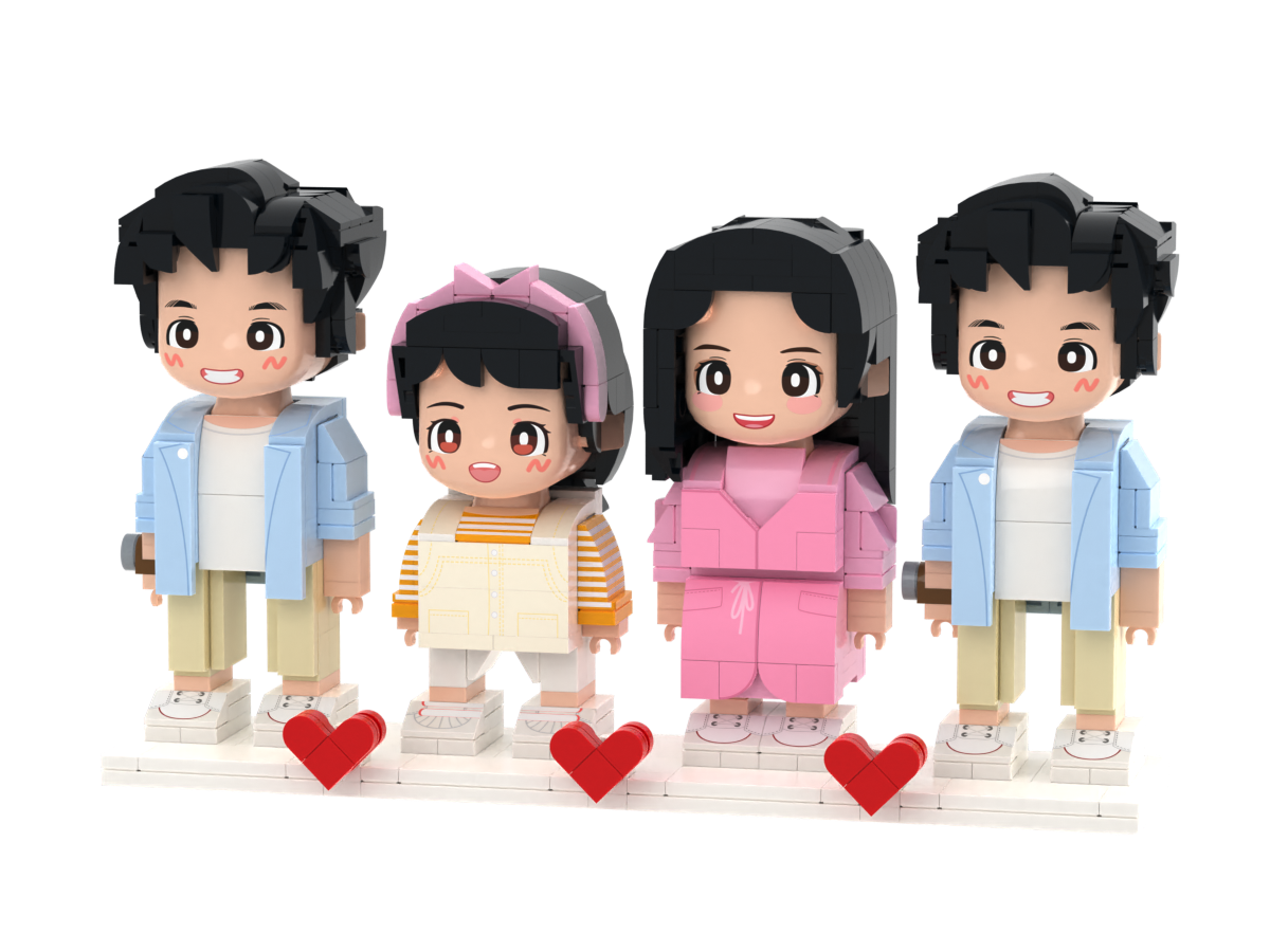 Customizable Fully Body Custom Brick Figures Small Particle Block Toy Brick Me Gifts
