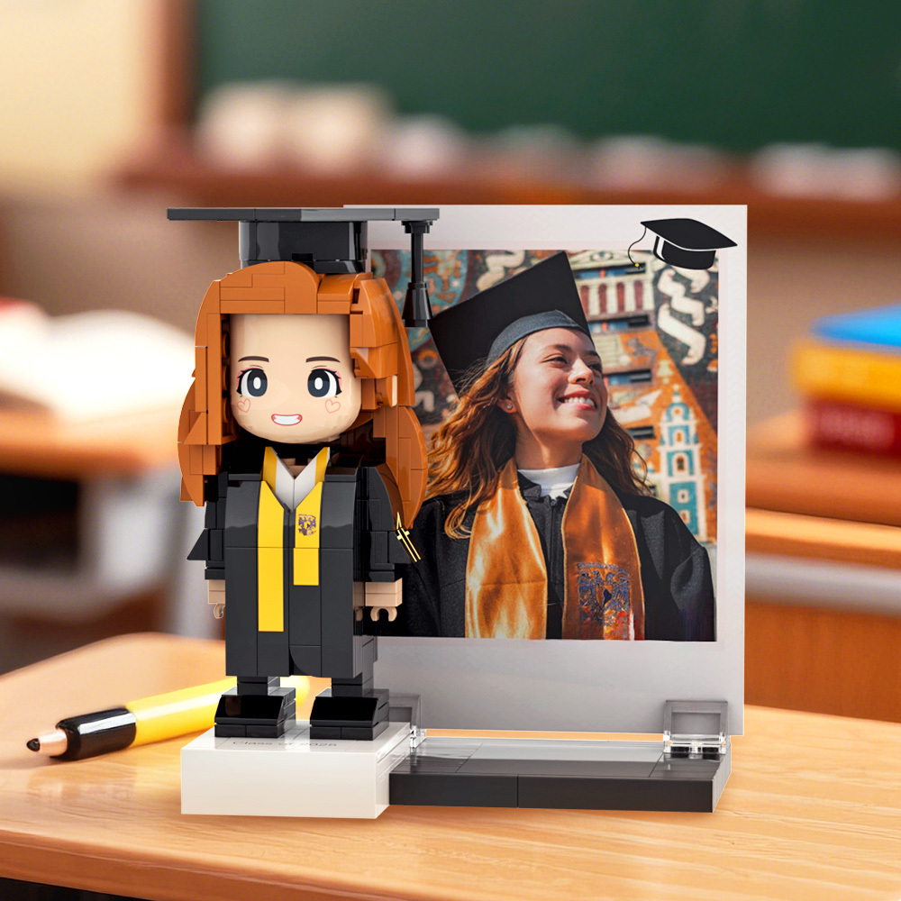  Graduation Gift Custom Brick Figure Full Body Customizable 1 Person