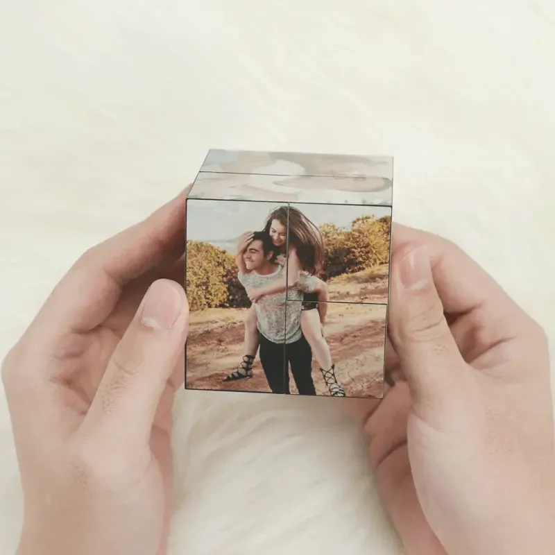 Infinity Photo Cube Folding Photo Cube Home Decoration Rubic's Cube
