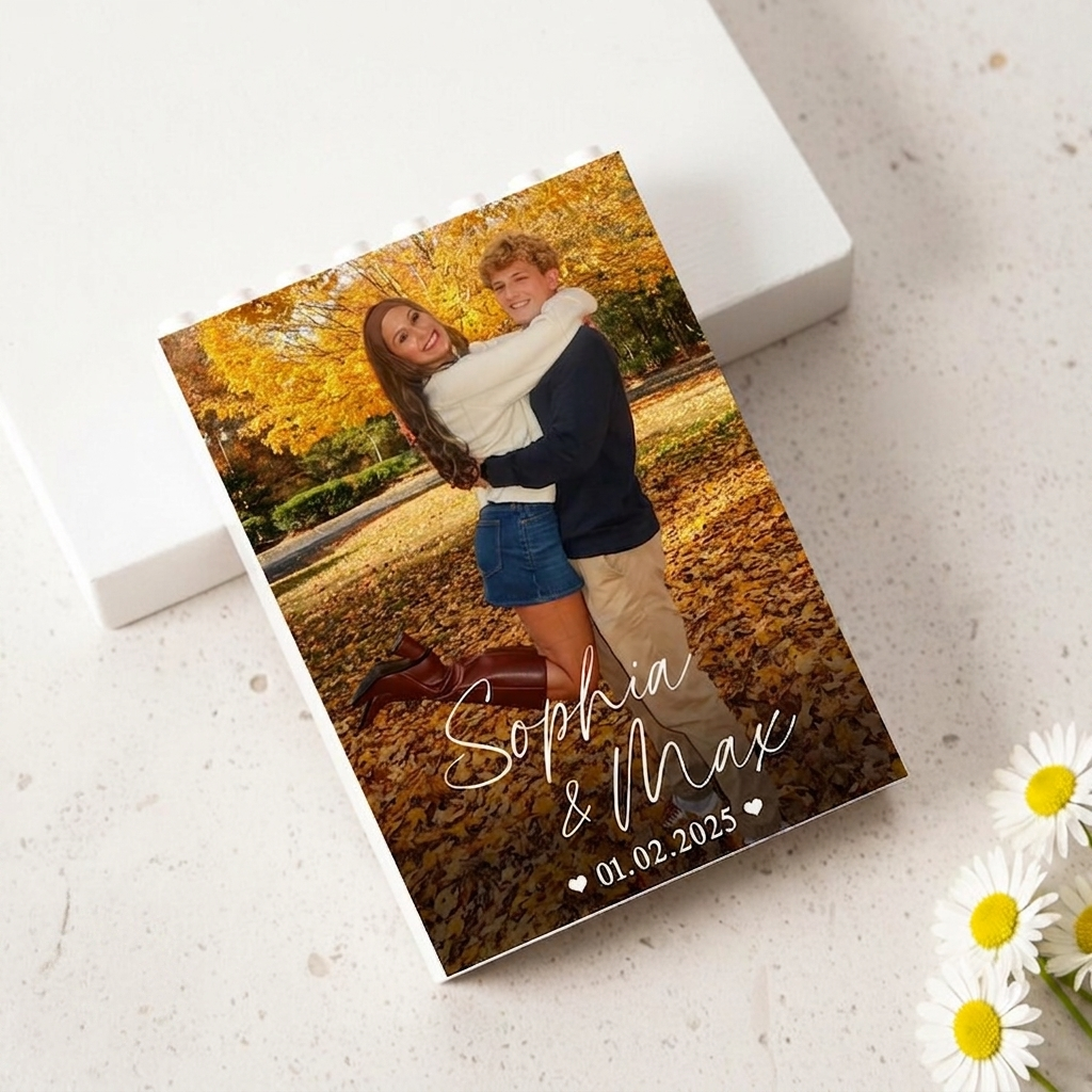 Custom Photo Building Blocks & Acrylic Prints - Romantic Gift for Him