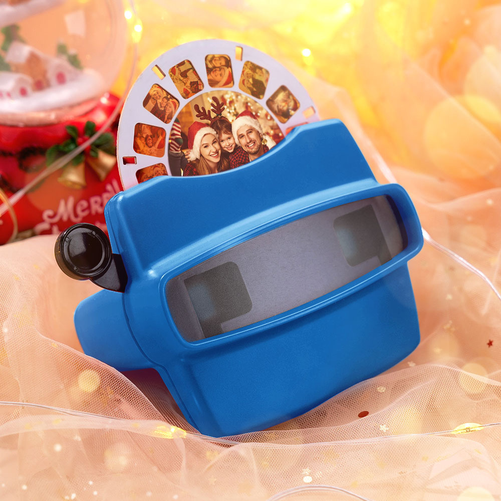 Custom 3D Viewfinder and Reel – Personalized Christmas Gifts Text and Photo Viewer with Your Own Photos