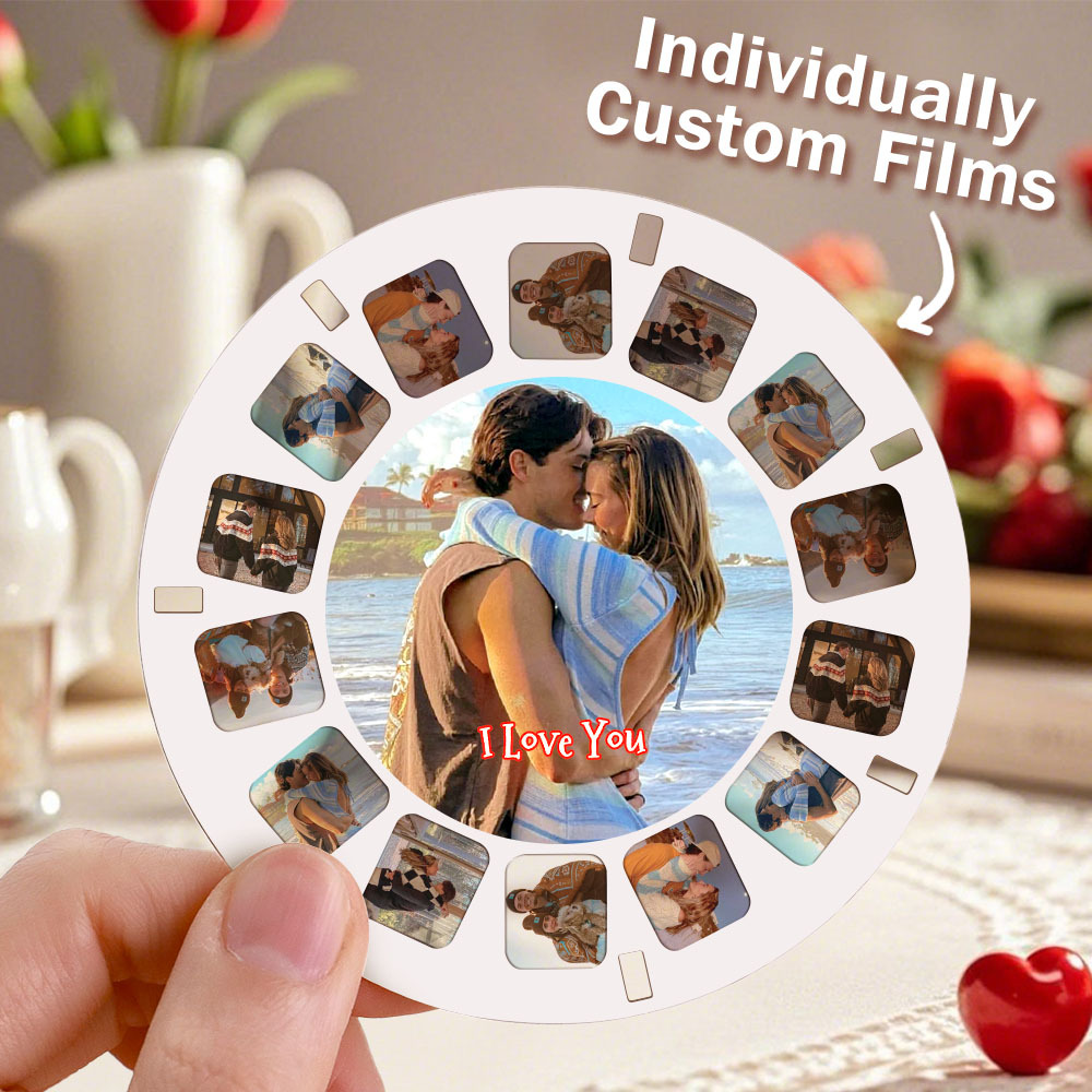Personalized 3D Viewfinder Reel for Christmas - Customize with Your Photos - 