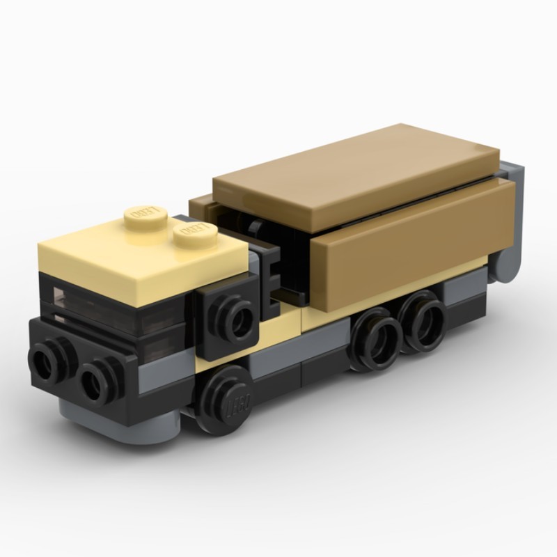 Small Car building blocks Buses Trucks, Earthmoving trucks Racing cars Transport vehicles Assembling small particles