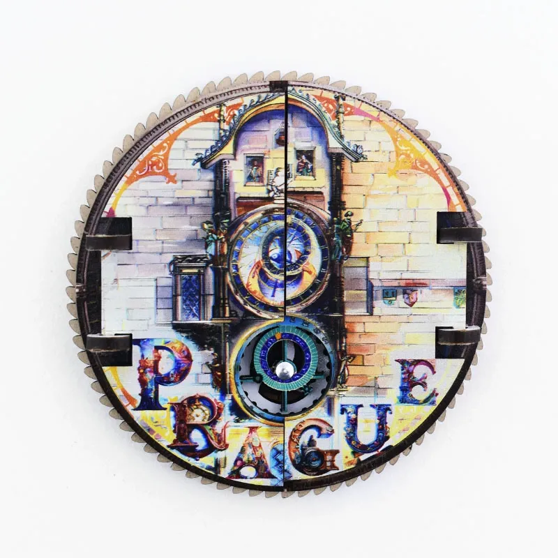 Prague Astronomical Clock Fridge Magnet Czech Republic Travel Gift - 