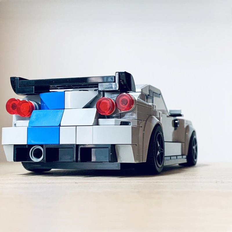 Vehicle Racing Car Building Block Set Model Car Construction Toys for Kids