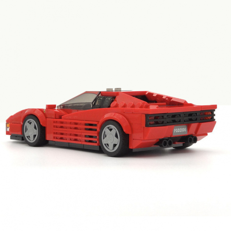 Vehicle Racing Car Building Block Set Model Car Construction Toys for Kids