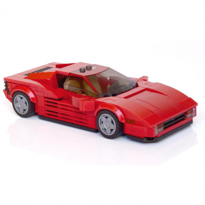 Vehicle Racing Car Building Block Set Model Car Construction Toys for Kids