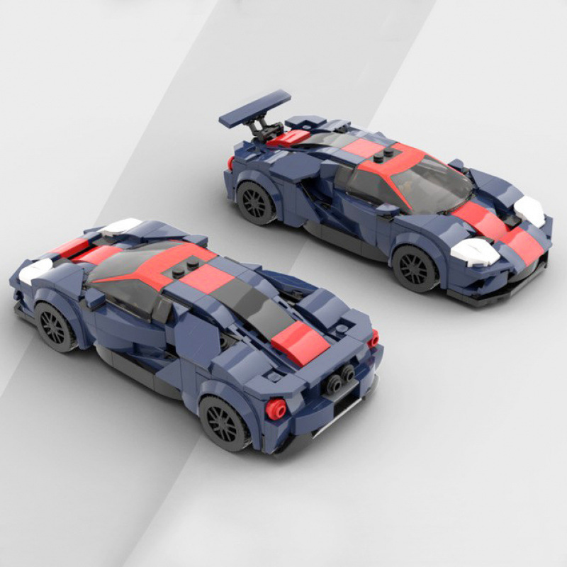 Vehicle Racing Car Building Block Set Model Car Construction Toys for Kids