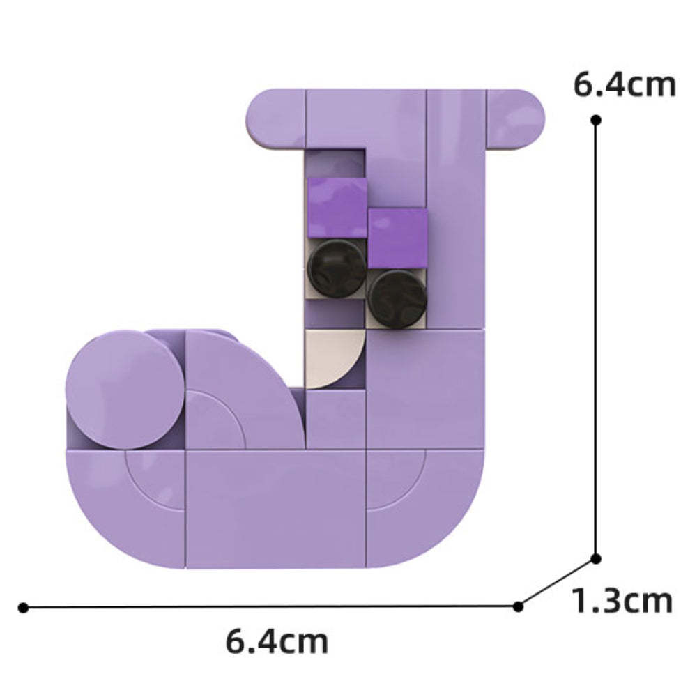 Alphabet Building Block 26 Alphabet Building Block Model Gift for Kids