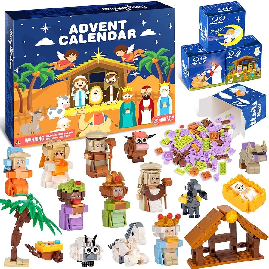 Advent Calendar – Build the Christmas Story, Brick by Brick