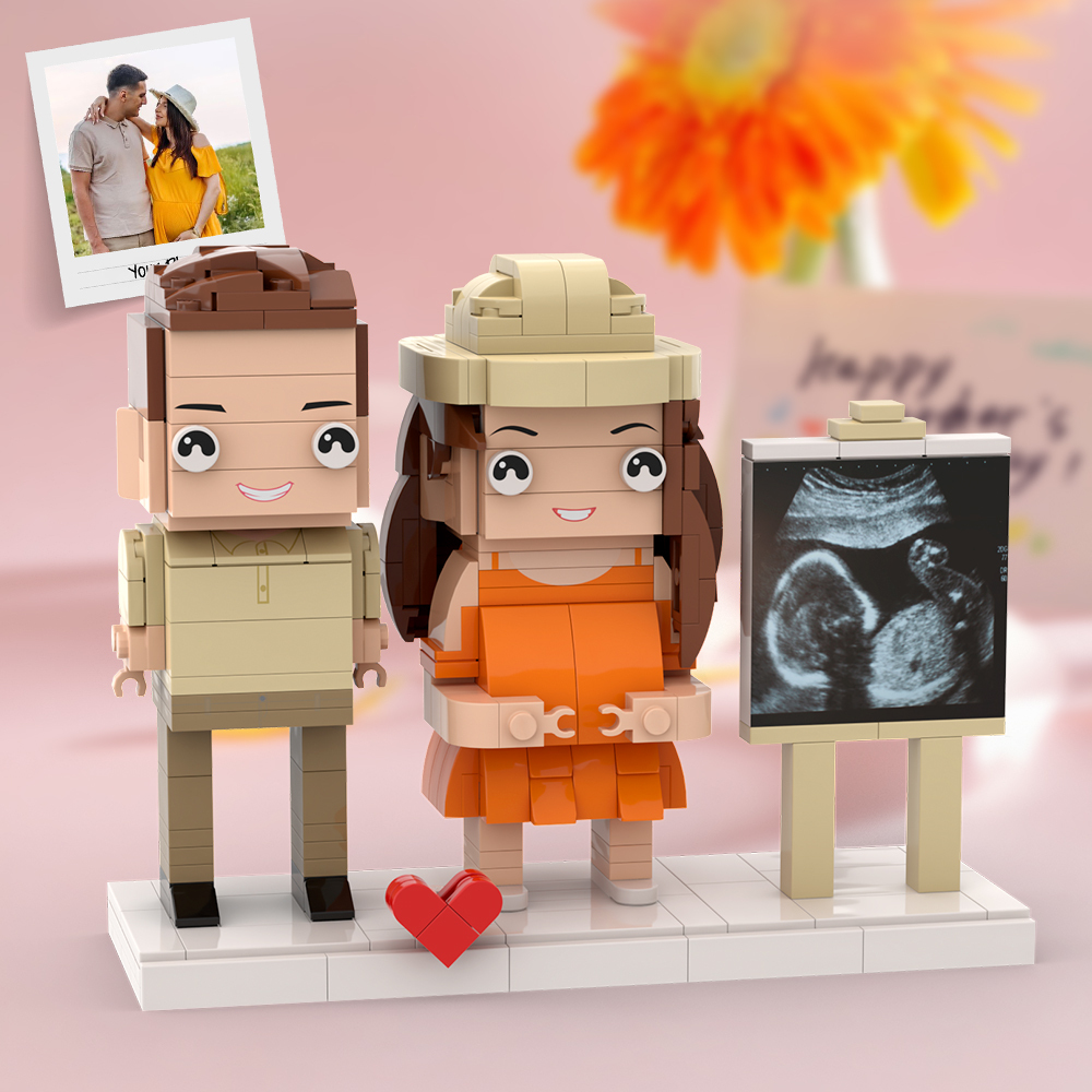 Full Body Custom Brick Figures Small Particle Block Toy Pregnant Gifts
