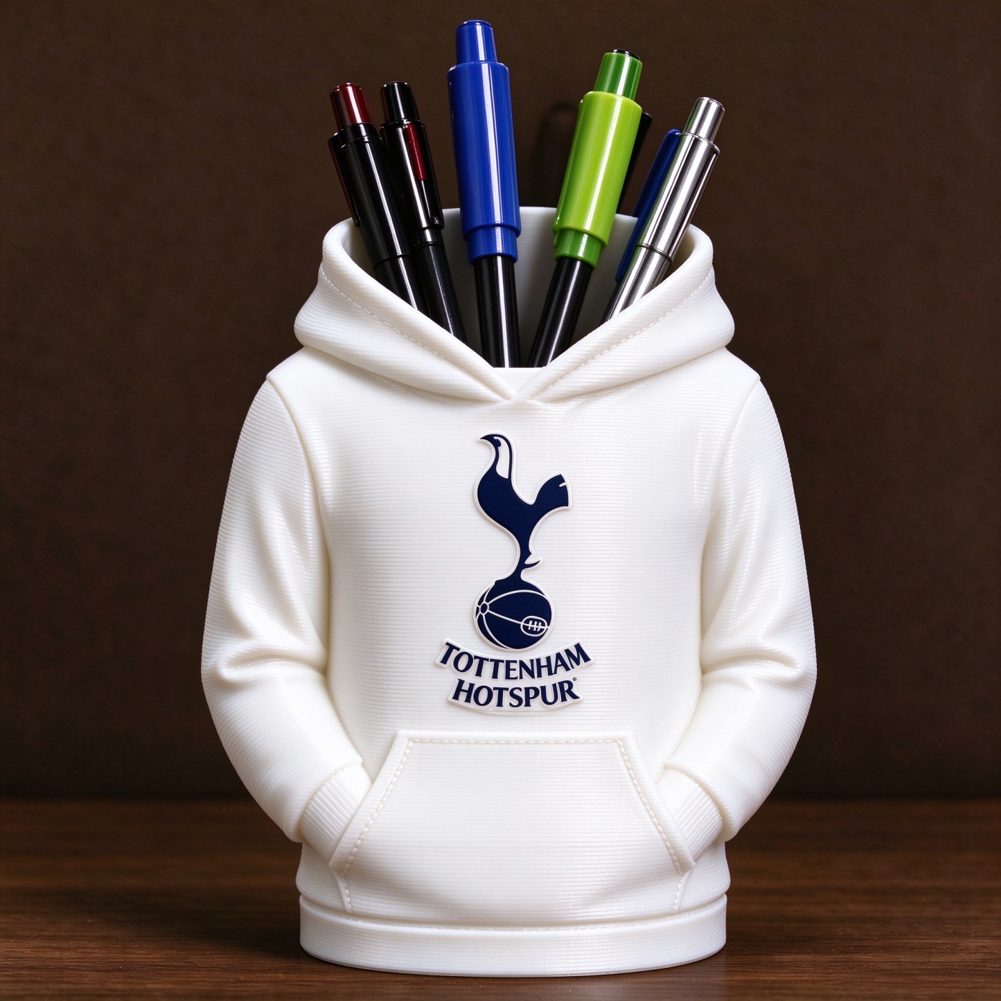 UK Football Hoodie Pen Holder 3D Printed Desk Organizer Soccer Fan Gift - 