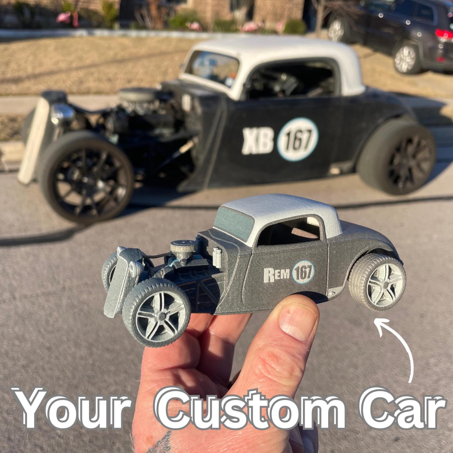Custom Miniature Car Models – Fully Custom 3D Printed Replicas
