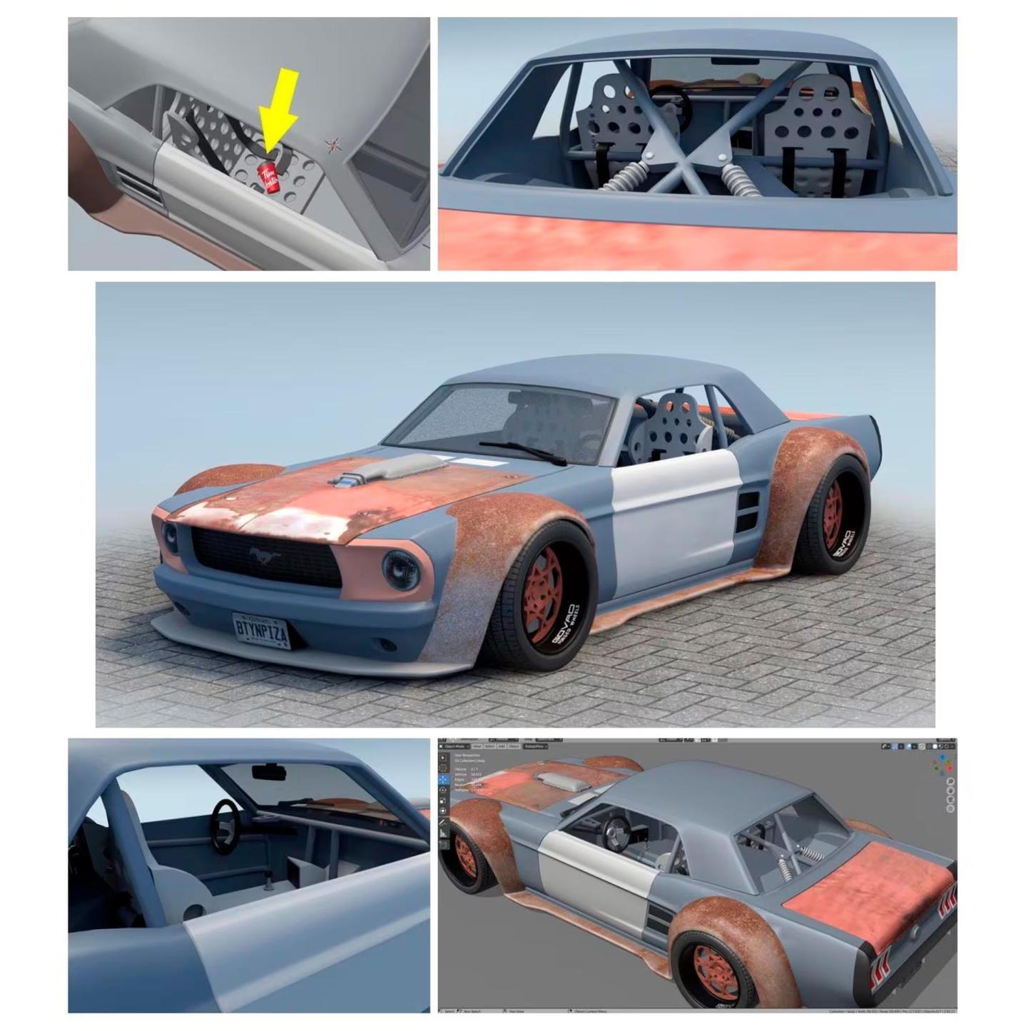 Custom Miniature Car Models – Fully Custom 3D Printed Replicas
