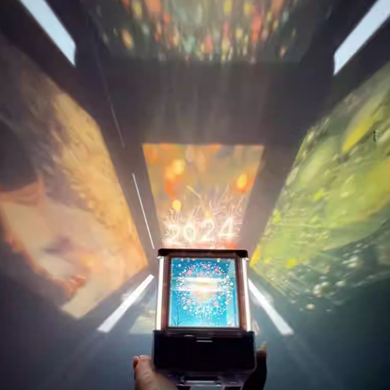 Projection Night Lights Custom 5-Side Photo Photo Anniversary Gift Christmas Gift for Loved Ones - 