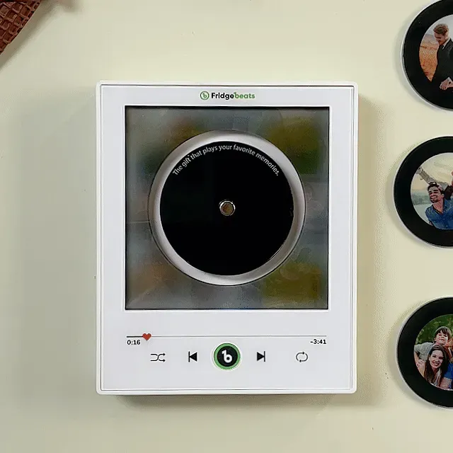 Personalized Vinyl Record Fridge Magnet - 