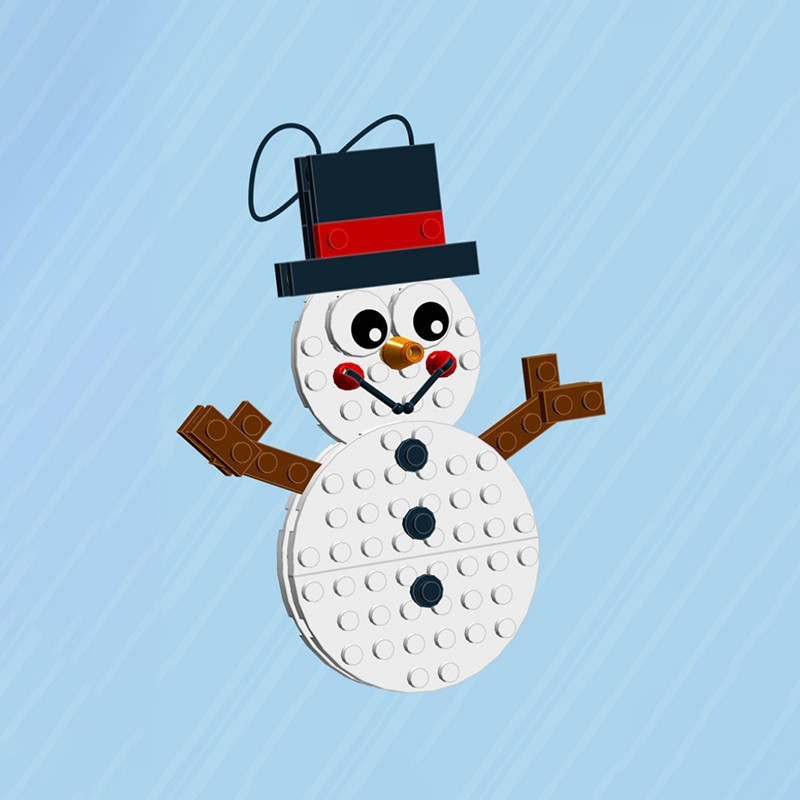 DIY Creative Christmas Ornaments Assembly Gift Scene Decoration Snowman Deer Ornaments