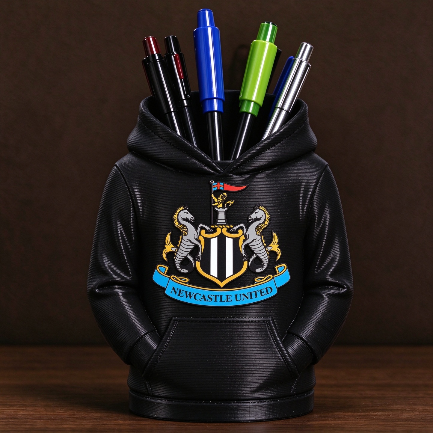 UK Football Hoodie Pen Holder 3D Printed Desk Organizer Soccer Fan Gift - 
