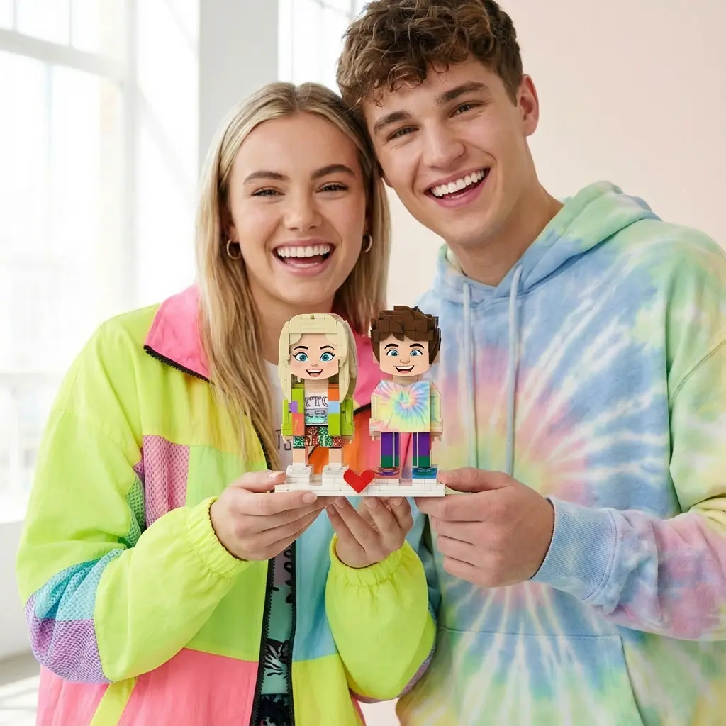 Personalized Anniversary Gift & Custom Couple 3D Photo