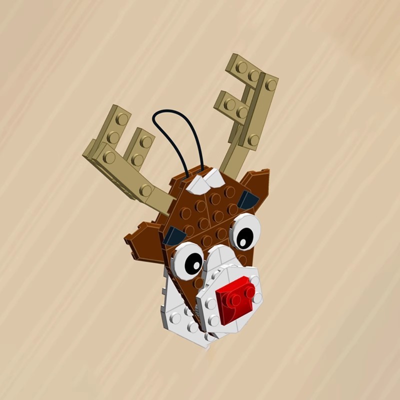 DIY Creative Christmas Ornaments Assembly Gift Scene Decoration Snowman Deer Ornaments